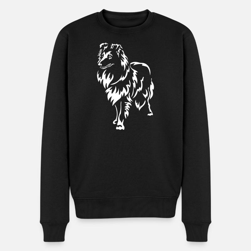 Sheltie « Édition Noire » - Pull Premium bio Homme - noir