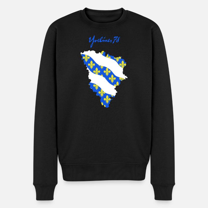 Yvelines 78 - Pull Premium bio Homme - noir