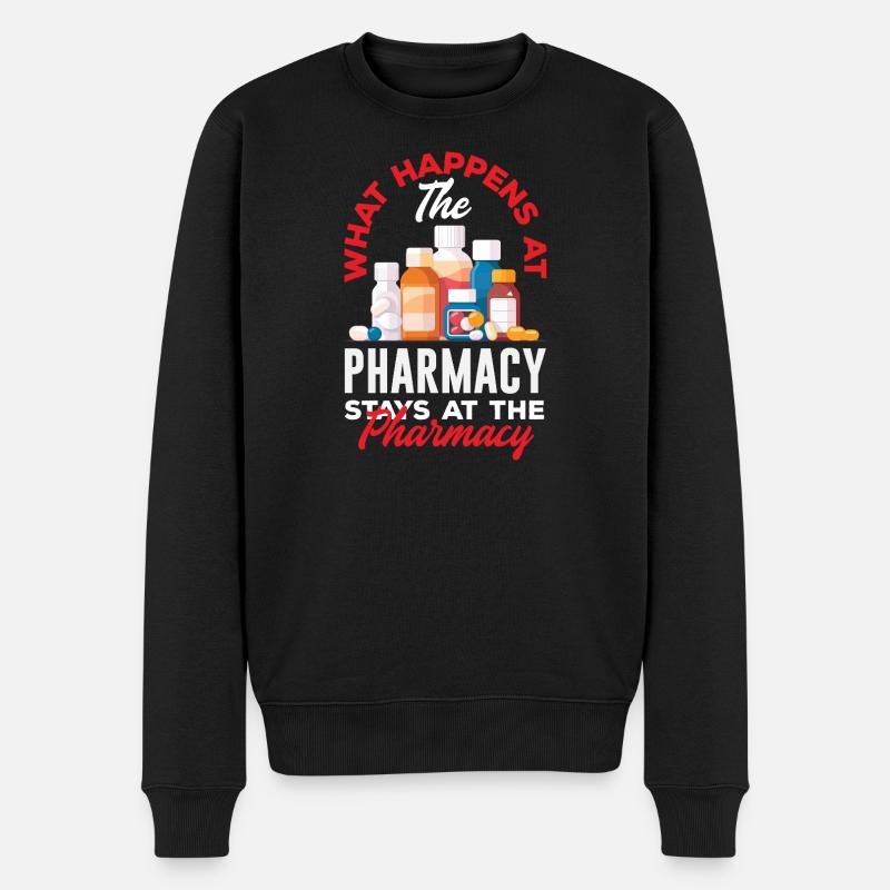 Apotheker Pharmazeutisch-technischer - Männer Premium Bio Pullover - Schwarz