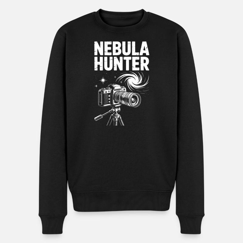Art du télescope Nebula Hunter - Pull Premium bio Homme - noir