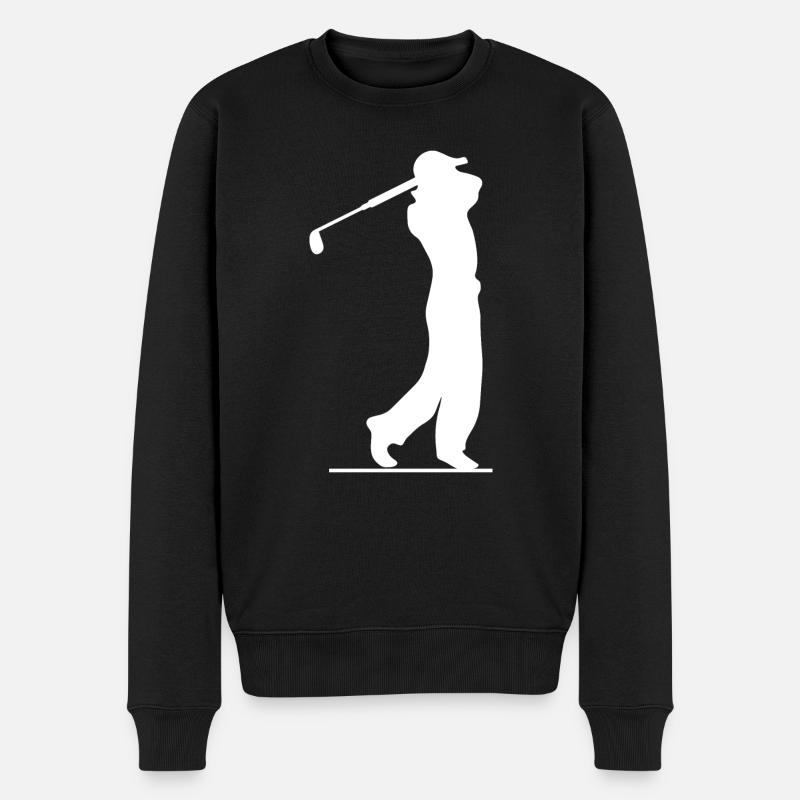 golf sport - Männer Premium Bio Pullover - Schwarz