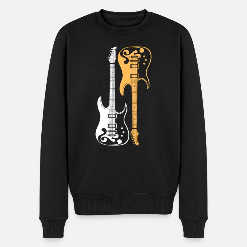 Guitare - Pull Premium bio Homme - noir