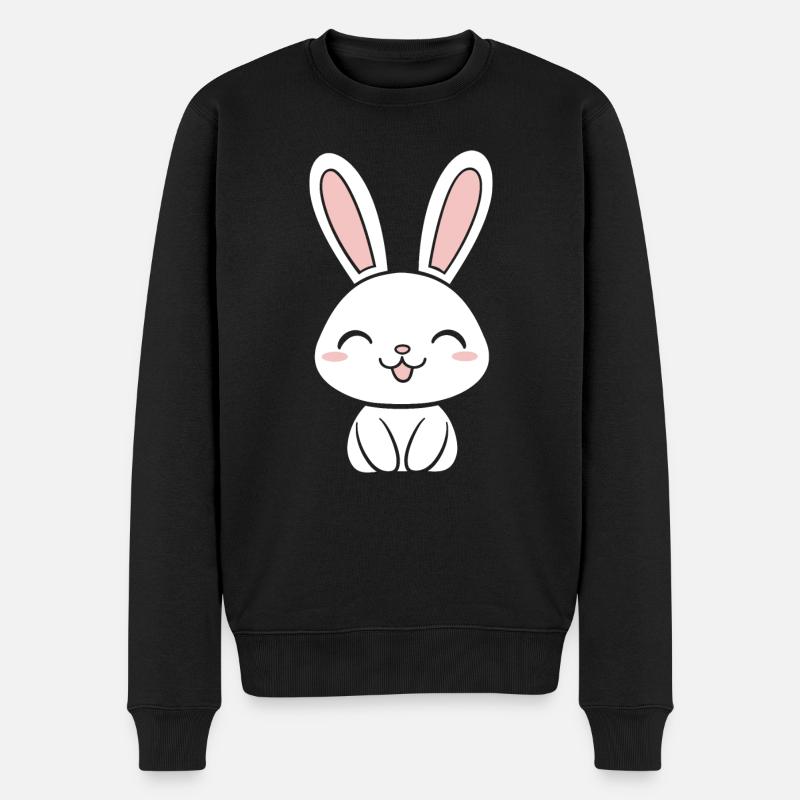 Petit bébé lapin - Pull Premium bio Homme - noir