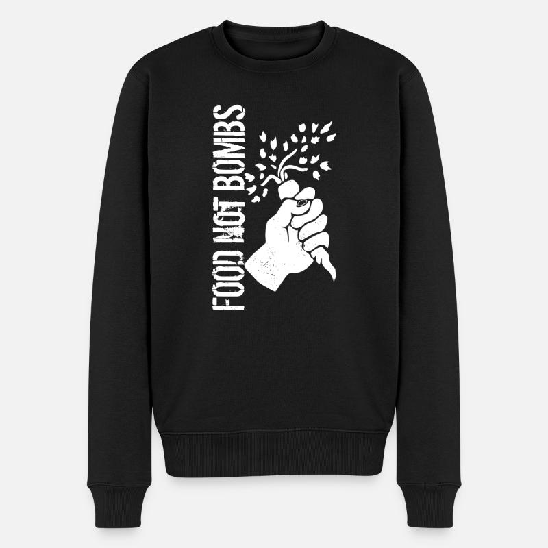 Food not Bombs - Pull Premium bio Homme - noir