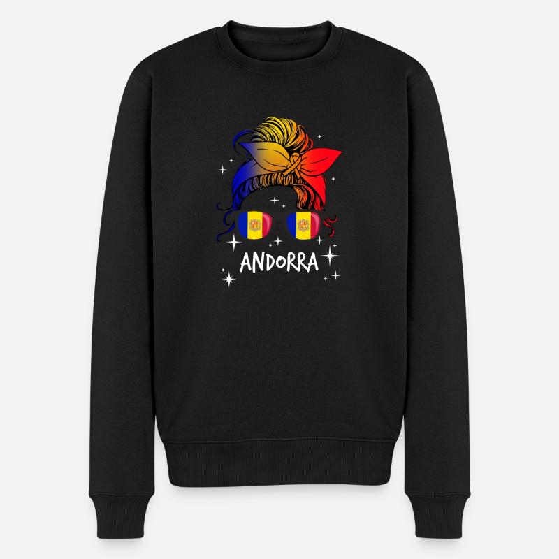 Andorre - Pull Premium bio Homme - noir