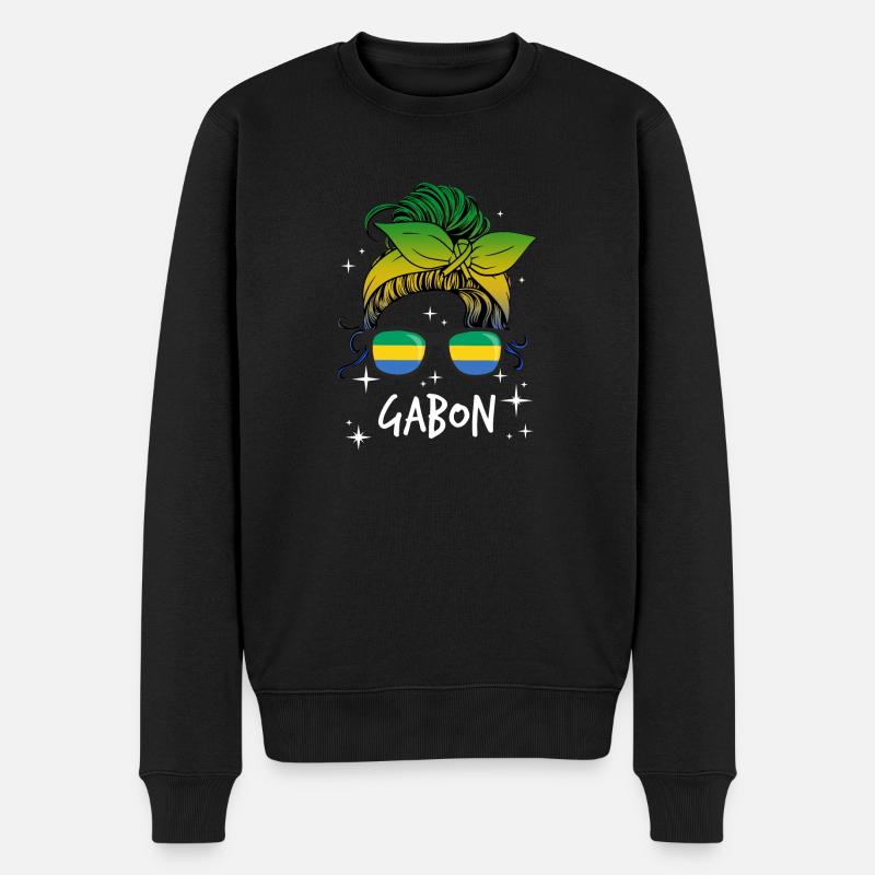 Gabon - Pull Premium bio Homme - noir