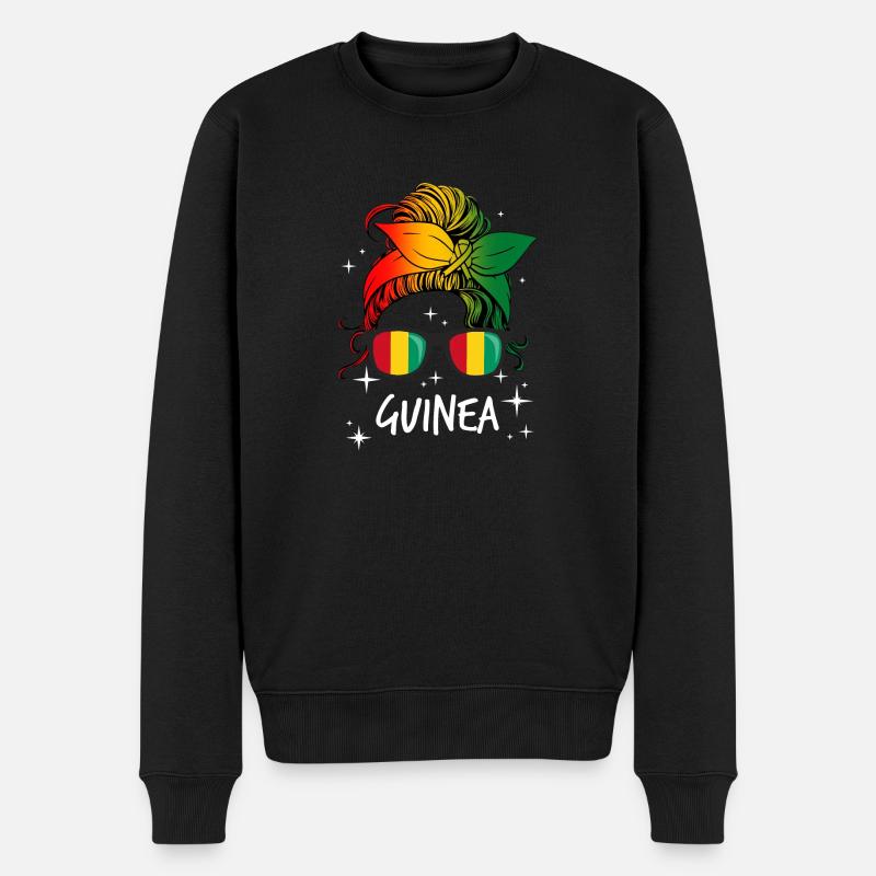 Guinée - Pull Premium bio Homme - noir