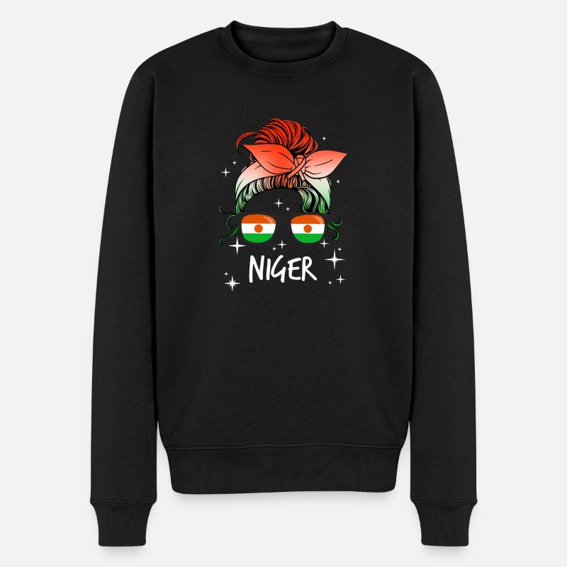 Niger - Pull Premium bio Homme - noir