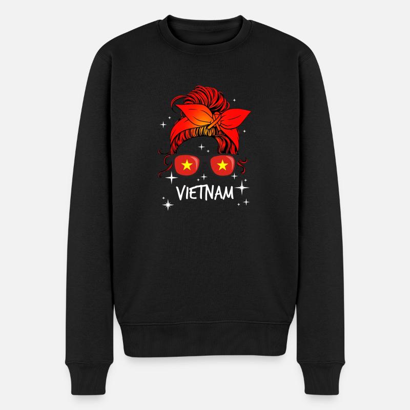 Vietnam - Pull Premium bio Homme - noir