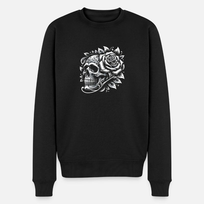 Contraste éternel - Pull Premium bio Homme - noir