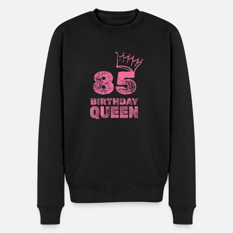 85 - Männer Premium Bio Pullover - Schwarz