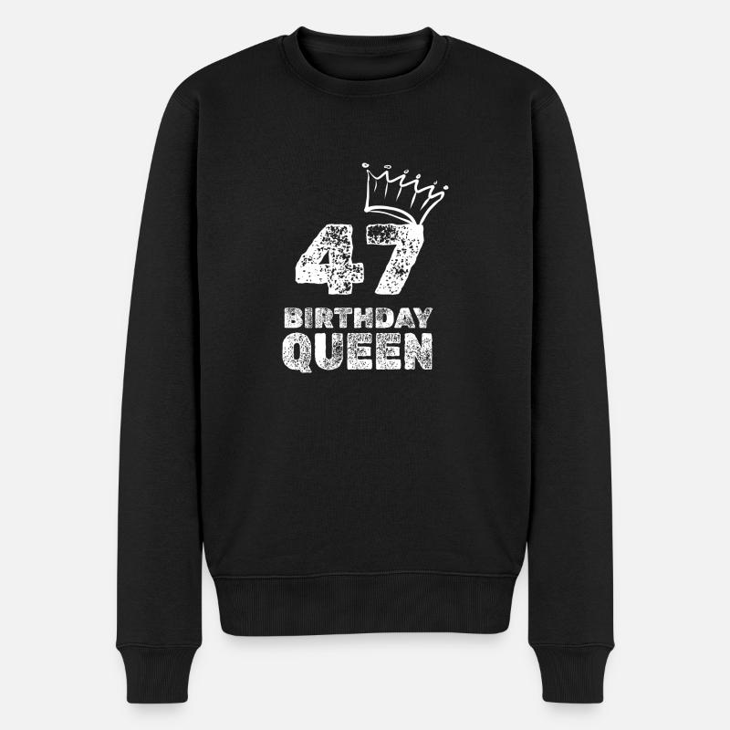 Anniversaire 47 - Pull Premium bio Homme - noir