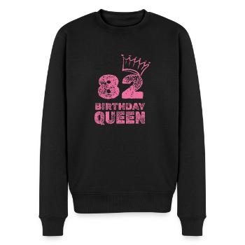82 - Men's Premium Organic Jumper - black - Front - Nico (187cm)