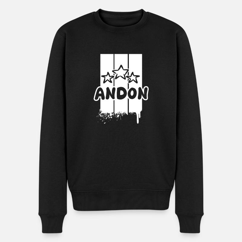 Andon - Pull Premium bio Homme - noir