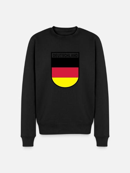 Germany coat of arms 2 - Men's Premium Organic Jumper - black
