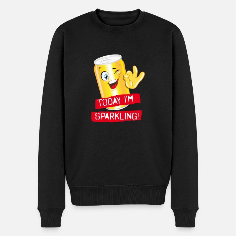 étain - Pull Premium bio Homme - noir