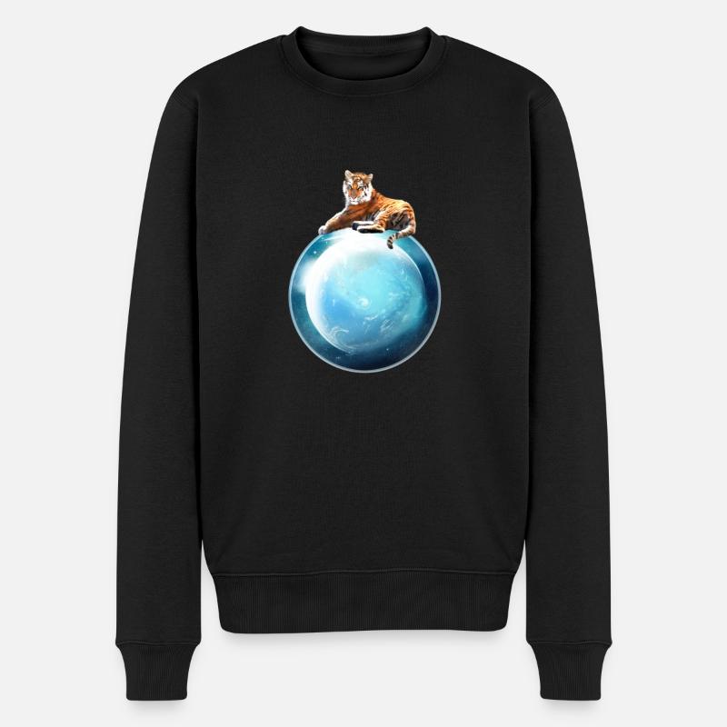 Le Tigre - Pull Premium bio Homme - noir