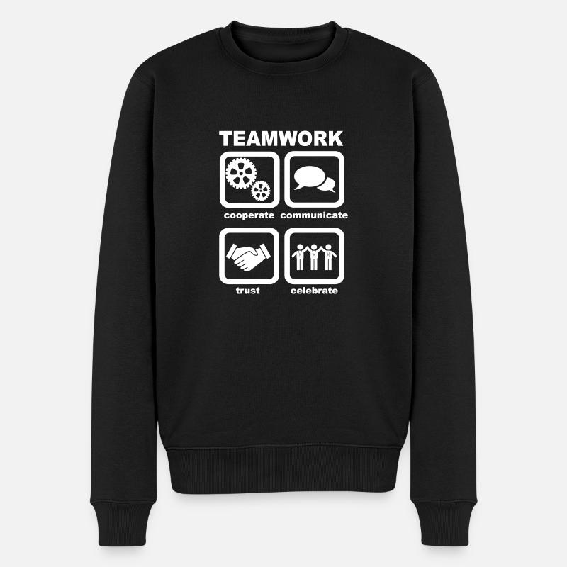 Travail d’Équipe - Pull Premium bio Homme - noir