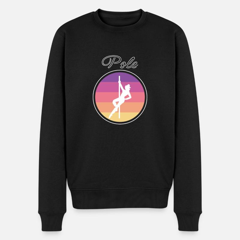 Dancing Dance Music - Männer Premium Bio Pullover - Schwarz