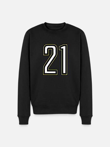 21 - Men's Premium Organic Jumper - black