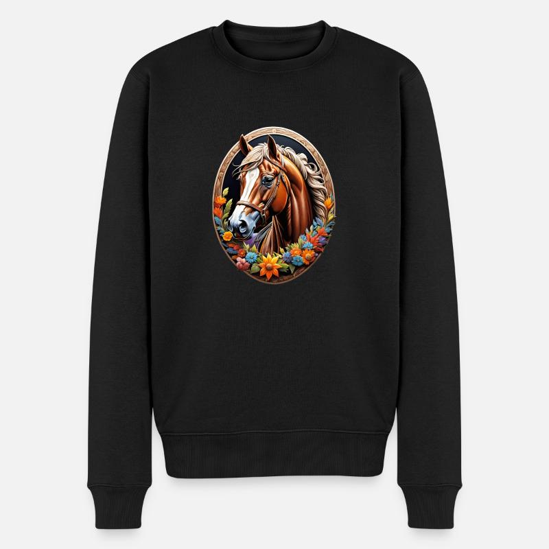 Mon ami - Pull Premium bio Homme - noir