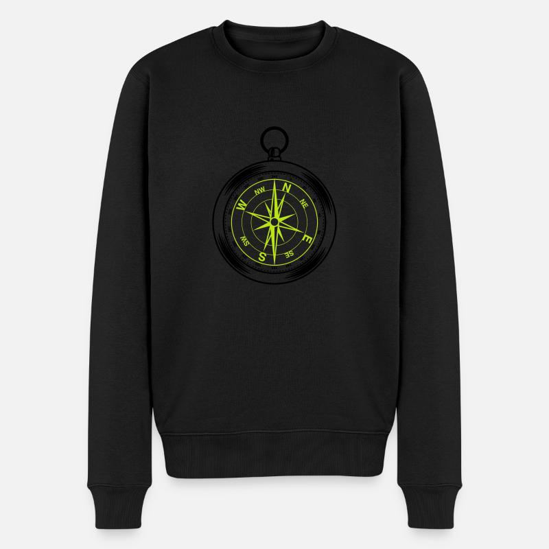 boussole - Pull Premium bio Homme - noir
