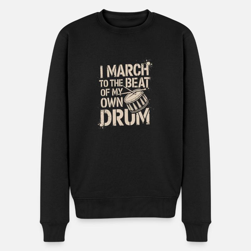 Votre propre rythme musical - Pull Premium bio Homme - noir