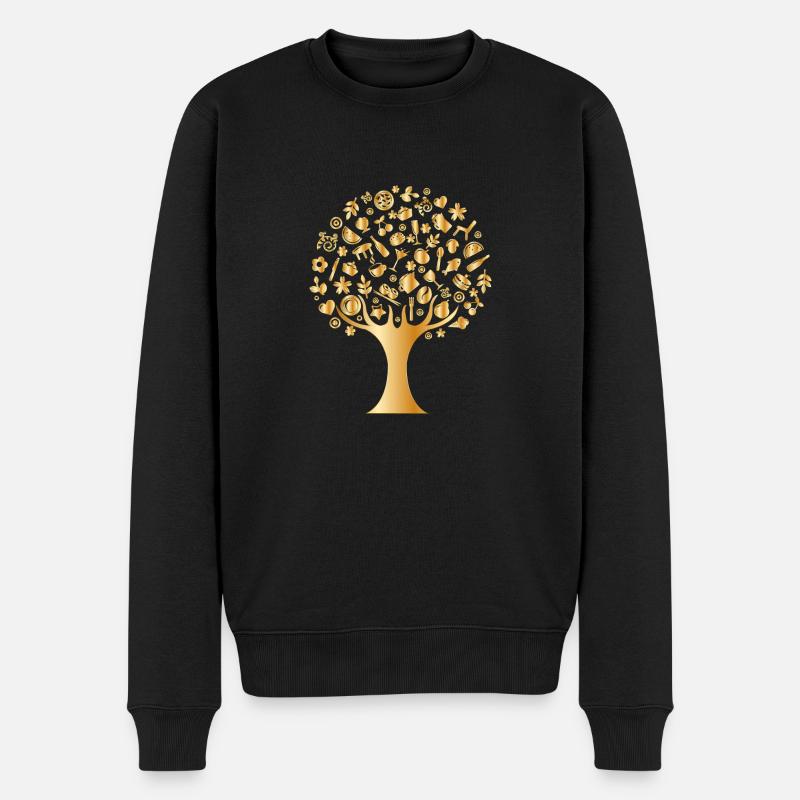 arbre de la vie - Pull Premium bio Homme - noir