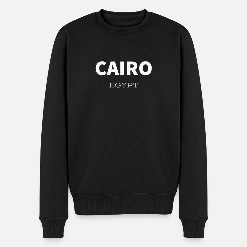 Le Caire - Pull Premium bio Homme - noir