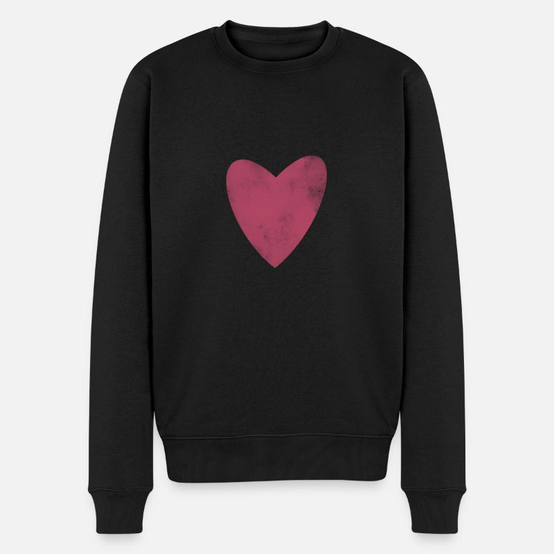 Mon coeur! ❤️ - Pull Premium bio Homme - noir
