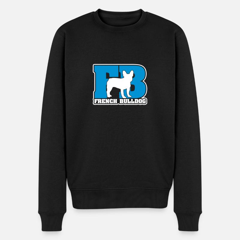 FRANÇAIS BULLDOG FB - Pull Premium bio Homme - noir