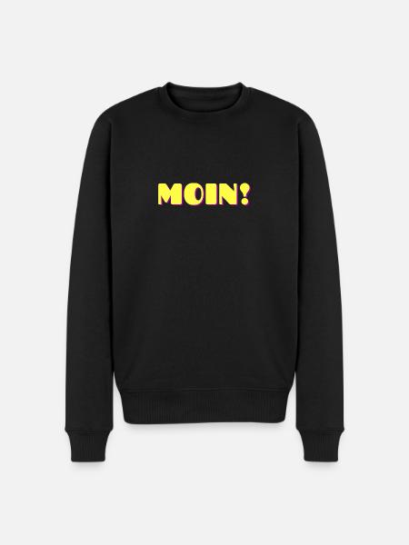MOIN - Männer Premium Bio Pullover - Schwarz
