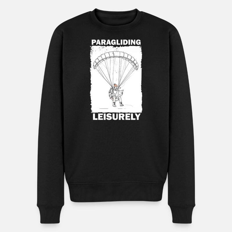 Parapente d'aventure Lire - Pull Premium bio Homme - noir