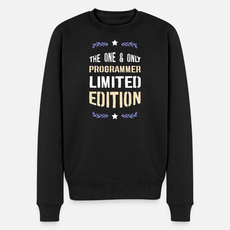 The One and Only Programmer Limited Edition - Männer Premium Bio Pullover - Schwarz