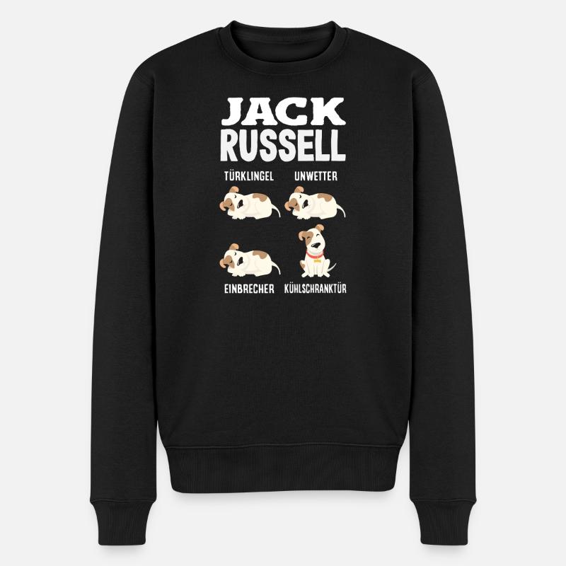 Drôle de Jack Russell Propriétaire Cadeau - Pull Premium bio Homme - noir