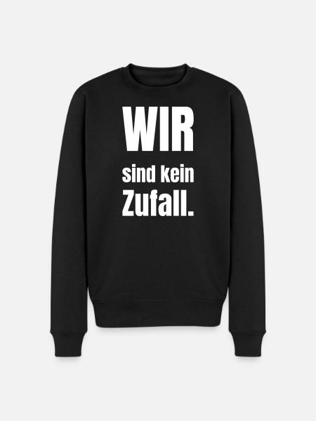 We are not a coincidence - Men's Premium Organic Jumper - black