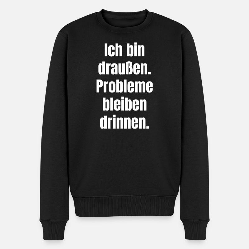 Outdoor Dicton Grand Format - Pull Premium bio Homme - noir