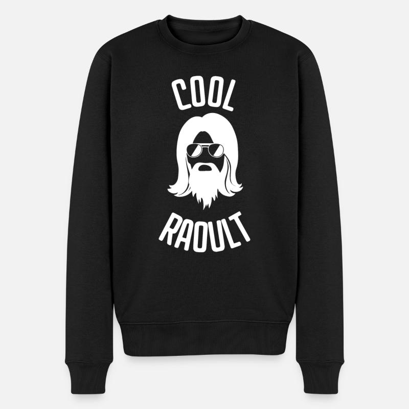 Cool Raoult - Männer Premium Bio Pullover - Schwarz
