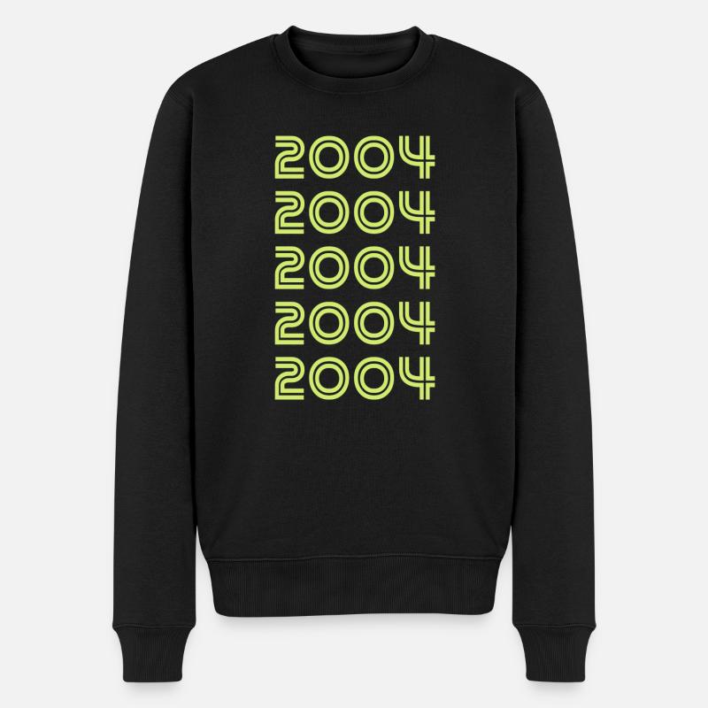2004 - Männer Premium Bio Pullover - Schwarz