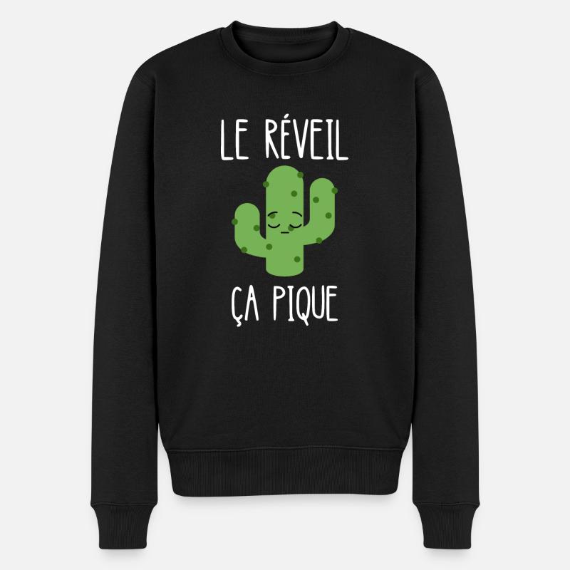 le réveil ça pique - Pull Premium bio Homme - noir