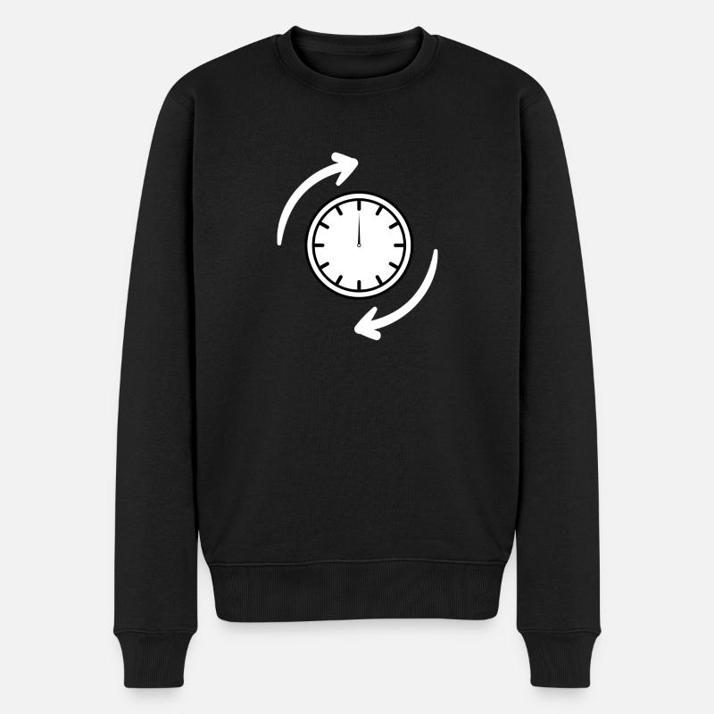 Zeitenwende Design - Männer Premium Bio Pullover - Schwarz