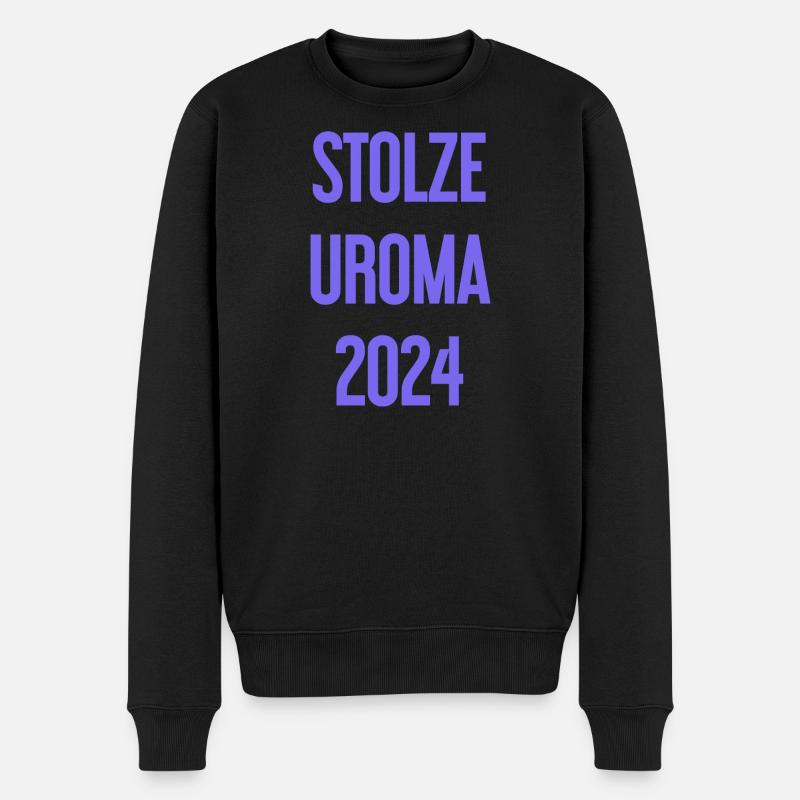 Fière arrière-grand-mère 2024 - Pull Premium bio Homme - noir