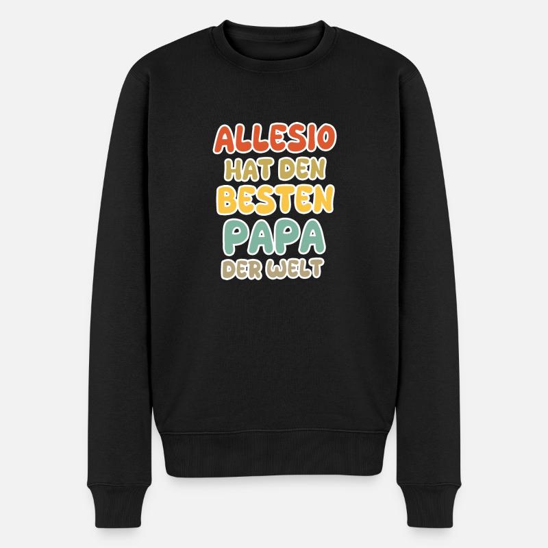 Allesio bébé - Pull Premium bio Homme - noir