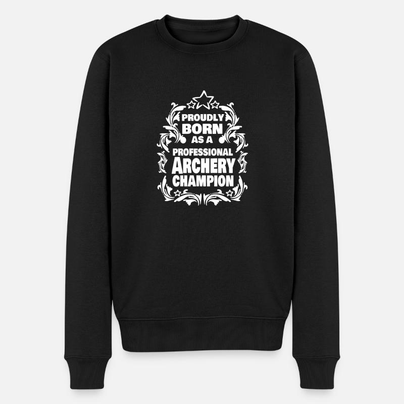 Archery Archery - Männer Premium Bio Pullover - Schwarz