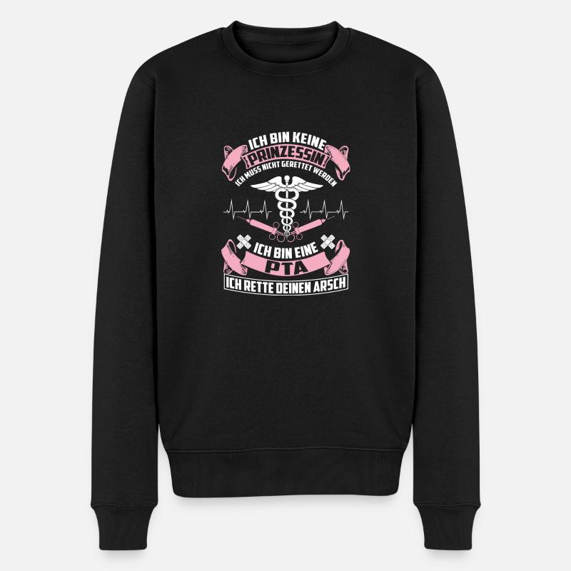 PTA - pharmaceutical technical assistant - Men's Premium Organic Jumper - black