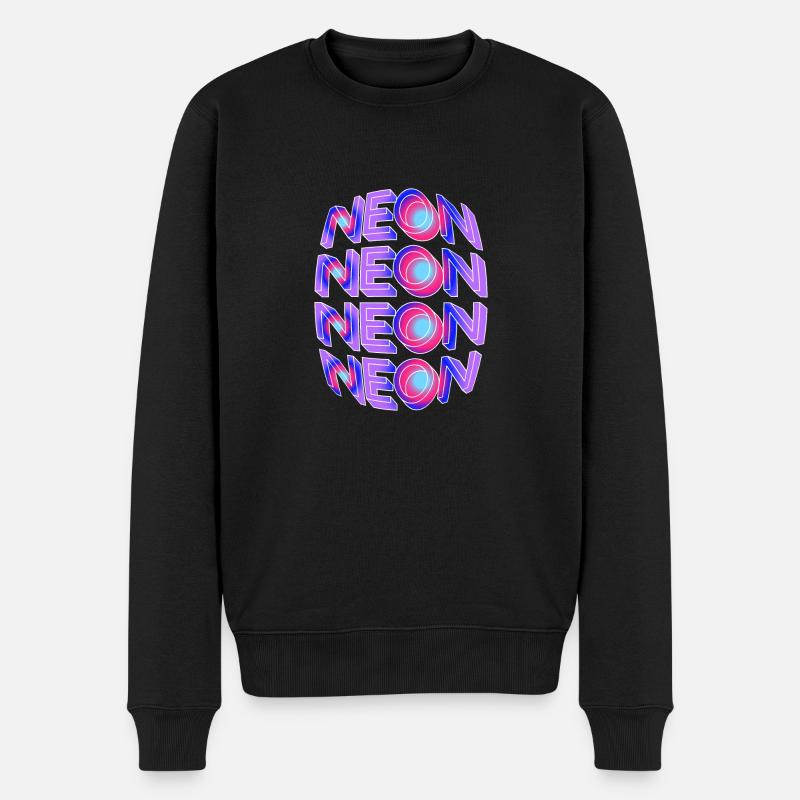 Neon - Pull Premium bio Homme - noir