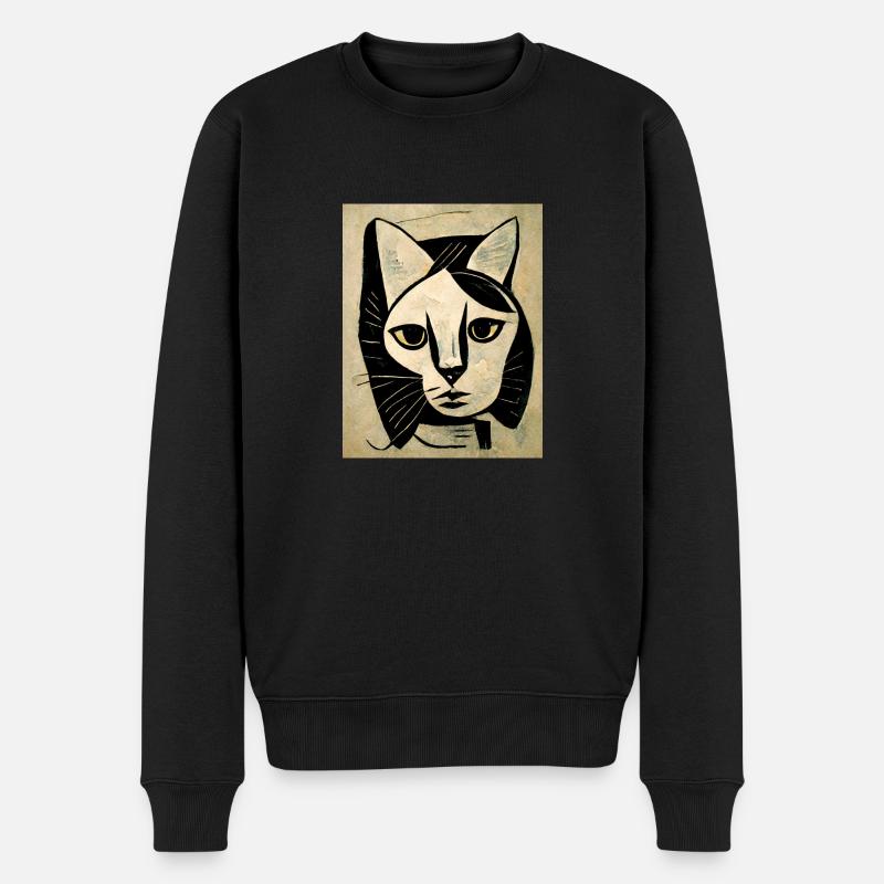 Résumé du chat - Pull Premium bio Homme - noir