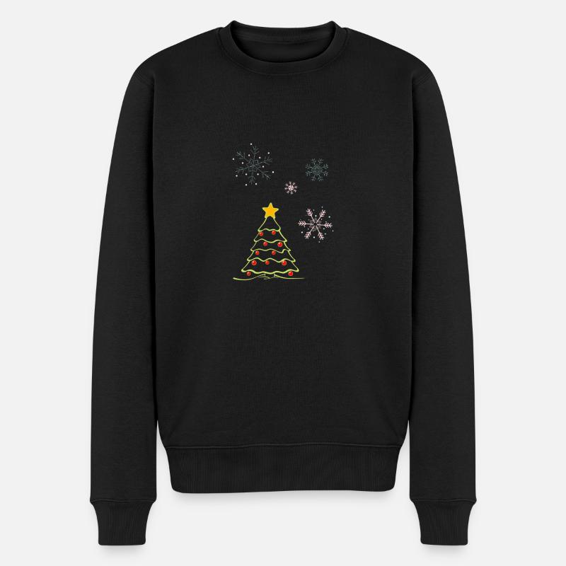 X-MAS Design 02 - Pull Premium bio Homme - noir