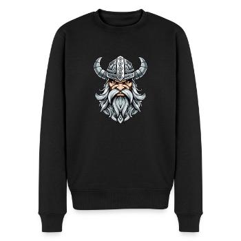 fierce Viking - Men's Premium Organic Jumper - black - Front - Nico (187cm)
