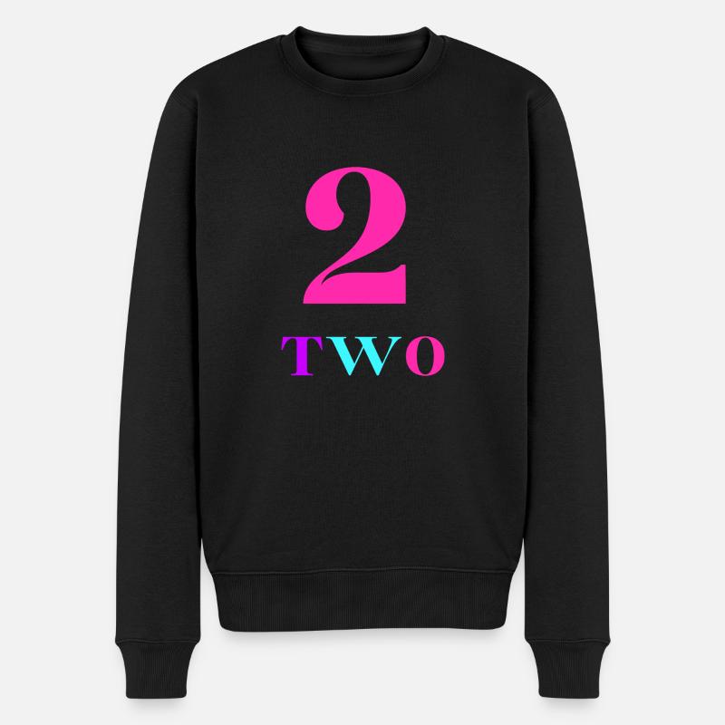 Two-2e anniversaire - Pull Premium bio Homme - noir